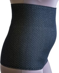 BODYPERFECT Gyapjú Hátmelegítő Fekete XL Vesefűtő Hőmérséklet Öv Férfiaknak Nőknek 1