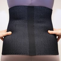BODYPERFECT Gyapjú Hátmelegítő Fekete XL Vesefűtő Hőmérséklet Öv Férfiaknak Nőknek 5