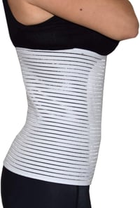 BODYPERFECT Hasprés Szülés Után Uniszex Fehér XL Állítható Hátfájás Enyhítő 5