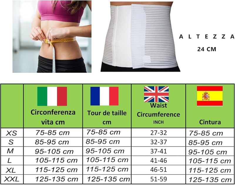 BODYPERFECT Uniszex Derékformáló Öv – Hasbeszorító Hasöv Hátfájdalomra