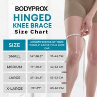 Bodyprox Összecsukható Térdrögzítő Férfiaknak és Nőknek ACL Sérüléshez 2