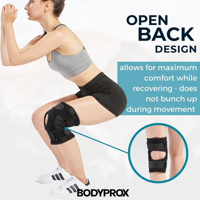Bodyprox Összecsukható Térdrögzítő Férfiaknak és Nőknek ACL Sérüléshez