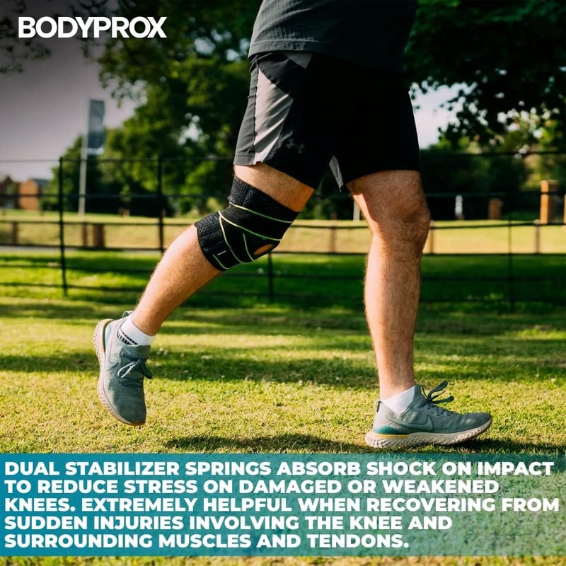 Bodyprox térdtámasz oldalsó stabilizátorokkal és gél párnákkal