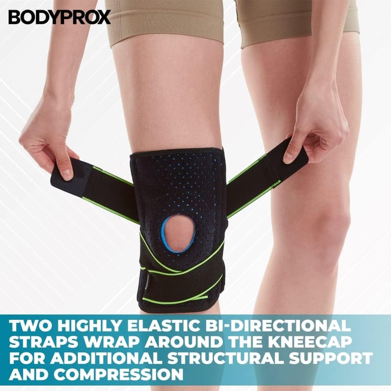 Bodyprox térdtámasz oldalsó stabilizátorokkal és gél párnákkal