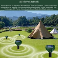 Bogutongjin Napelemes Vakond Riasztó 4 db Kerthez Vörtöt Elhessegetõ 6