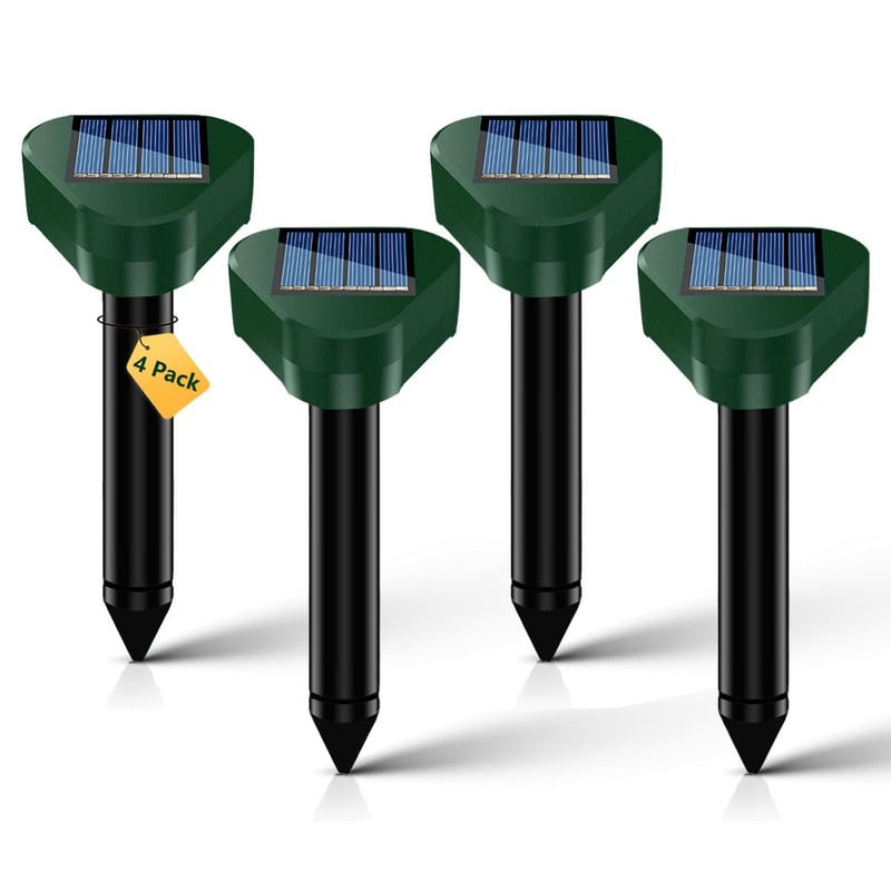 Bogutongjin solarni rastjerivač krtica, 4 komada - zeleni
