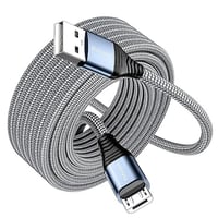 Bohconn Micro USB kábel 9m szürke nylon töltőkábel Samsung Huawei Redmi 1