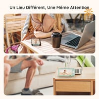 Detská pestúnka BOIFUN 2K s 5-palcovým displejom, 360° otáčaním, detekciou pohybu, automatickým sledovaním, farebným nočným svetlom, mobilnou aplikáciou a 4x priblížením 3