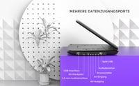 Prenosný DVD prehrávač BOIFUN DP0168, 17,5-palcový, 15,6-palcový HD displej, 6-hodinová výdrž batérie, podpora USB/SD karty/TV synchronizácie, čierny 8