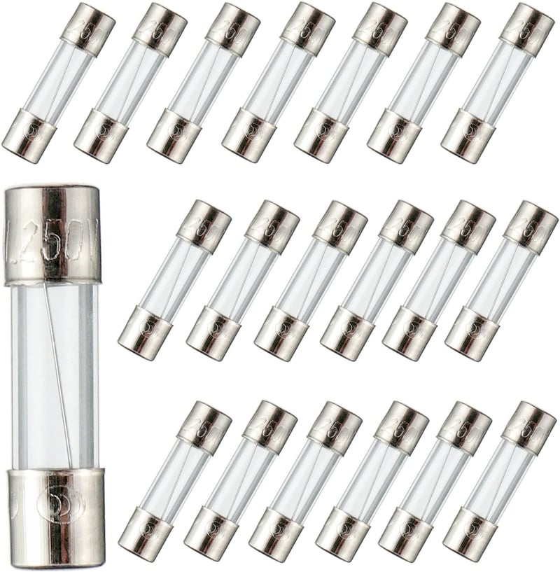 BOJACK 10A 250V Gyors Biztosíték 5x20mm Üvegcső 20db Csomag - F10A
