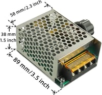 BOJACK 4000W Elektronikus Feszültségszabályozó 220V Motor Fordulatszám Vezérlő 5