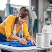 BOKFJBP 6 mm fehér rugalmas gumiszalag varráshoz 50 méter textil DIY háztartási kiegészítőkhöz 6