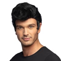 Perucă Danny Boland 85748 în stilul anilor '50, păr artificial, pentru costum de carnaval, ținută Rock 'n' Roll, petreceri tematice și carnaval 1