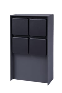 Stâlp cu Priză de Exterior Bold 19561 Abano cu 4 Posturi, Antracit, IP44, 3680W, Instalare Ușoară 1
