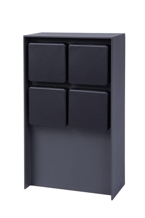 Vonkajší záhradný stĺpik Bold 19561 so 4 zásuvkami, antracitový, IP44, 3680 W, jednoduchá inštalácia