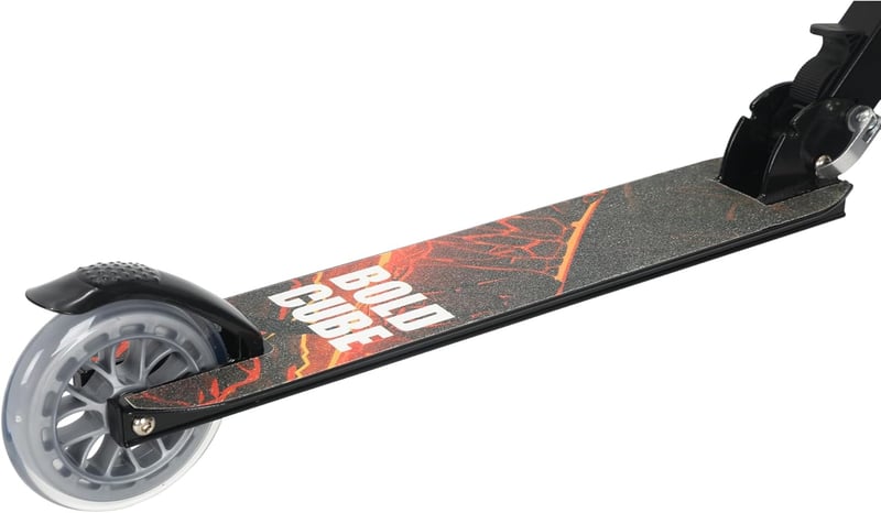 BOLDCUBE klasszikus kétkerekű roller 6+ éveseknek, összecsukható, állítható magasság