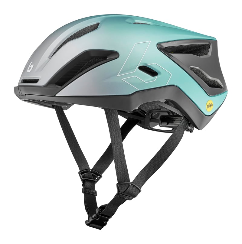 Cască de ciclism Bollé Exo MIPS - Mărimea L - Verde și gri metalizat - Cască unisex pentru adulți