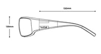 Ochelari de soare sport pentru bărbați Bollé King - Ramă cu model tortoise mat, lentile maro polarizate, mărimea L 5