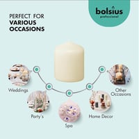 Bolsius 12 darabos Ivory Gyertyaszett Téli Fenyő Illattal 4