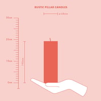 Bolsius Rustikalna cilindrična svijeća narančasta 4 kom - 19x7 cm - 85 sati gorenja - Dekorativna svijeća od biljnog voska bez mirisa, bez palminog ulja 7