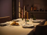 Lumânare conică netedă Bolsius - Roșu bordeaux - 50 bucăți - 24,5 cm - Lumânare decorativă de uz casnic - 7 ore timp de ardere - Fără parfum - Ceară vegetală naturală - Fără ulei de palmier 4