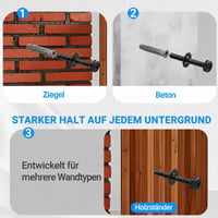 Set dibluri pentru izolație Boltmax, 120 bucăți - 60 dibluri pentru cavități de 41 mm, 60 dibluri pentru fațadă și 60 șuruburi, pentru fixarea plăcilor de gips-carton și a izolației 6