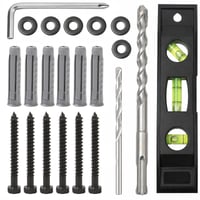 Set dibluri pentru izolație Boltmax, 120 bucăți - 60 dibluri pentru cavități de 41 mm, 60 dibluri pentru fațadă și 60 șuruburi, pentru fixarea plăcilor de gips-carton și a izolației 1