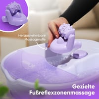 Bomann FM 8000 CB Lábfürdő Intenzív Whirlpool Hatással, Masszázsfunkcióval, Masszázsgörgővel és 4 Fokozatú Kapcsolóval 5