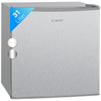 Ladă frigorifică mini Bomann GB 341.1 Inox, 31 L, cu grătar, marcată cu stele și reglaj al temperaturii 1