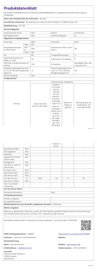 Mini mraznička Bomann GS 7256, 60 l, 3 zásuvky, 4 hviezdičky, tichá, biela, vymeniteľný záves dverí, do -18 °C 7