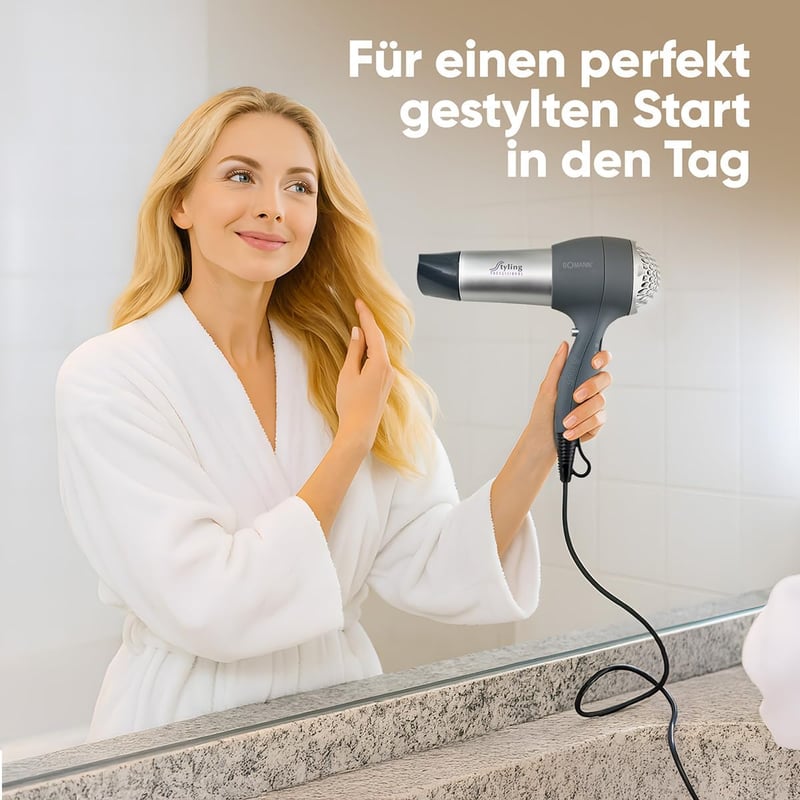 Bomann HTD 889 CB ezüst-szürke hajszárító