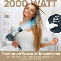 Bomann HTD 889 CB ezüst-szürke hajszárító 2