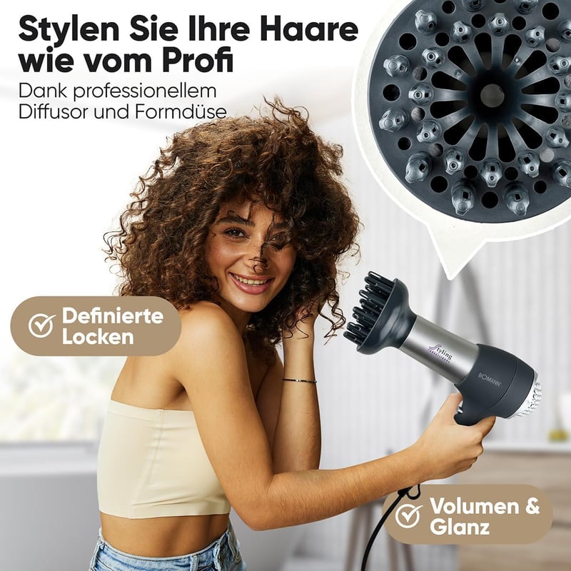 Bomann HTD 889 CB ezüst-szürke hajszárító