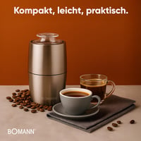 Bomann KSW 6089 CB Elektromos Kávédaráló 60g Rozsdamentes Acél Kés 150W 7