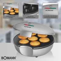 Bomann MM 5020 CB muffin sütő elektromos készülék 5
