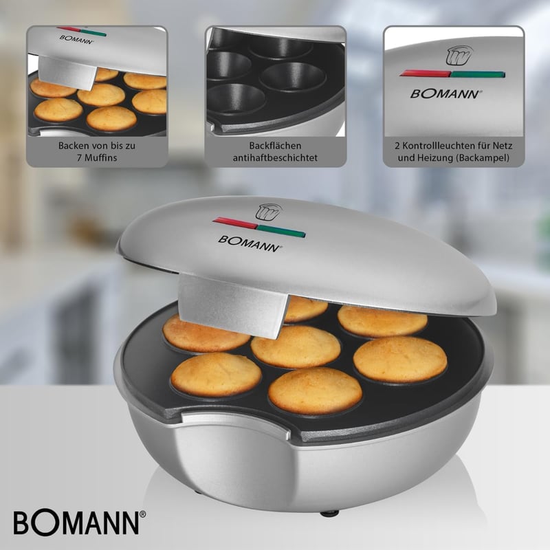 Bomann MM 5020 CB muffin sütő elektromos készülék