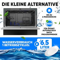 Bomann TSG 7405 kompakt mosogatógép, 5 program, 47 dB - fekete 2