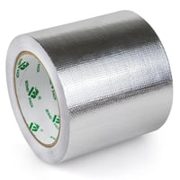 BOMEI PACK 100mm x 20m Erősített Alumínium Szalag Hőálló Vízálló Ragasztó 1