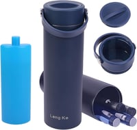 BOMKEE Inzulin Hűtőtáska Utazáshoz, Hordozható Gyógyszerhűtő Gel Jégakukkal, TSA Engedélyezett 1