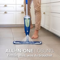 Bona Spray Mop s čistiacim prostriedkom na tvrdé podlahy (850 ml) a 2 návlekmi z mikrovlákna 2