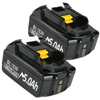 Bonadget 2 ks 18V 5000mAh (5,0Ah) náhradná batéria pre náradie Makita BL1830 BL1850 BL1860 BL1840 BL1835 BL1820 LXT-400 1