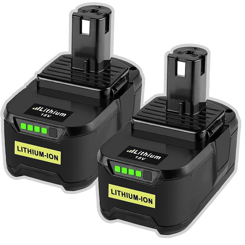 Náhradná batéria Bonadget 2x 18V 5,5Ah pre zariadenia Ryobi One+ – kompatibilná s P108 RB18L50 RB18L25 RB18L40 RB18L20 P102 P103 P104 P105 P106 P107