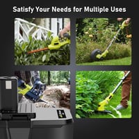 Bonadget 2x 18V 5.5Ah Lítium Akkumulátor Ryobi P108 P107 P122 P104 Szerszámokhoz 7