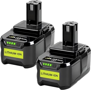 Náhradná batéria Bonadget pre náradie Ryobi 18V One+, 5,5 Ah – 2 ks