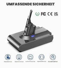 Náhradná Li-ion batéria Bonadget 6000 mAh pre vysávače Dyson V8 Animal Absolute Motorhead Fluffy SV10 4