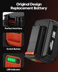 Bonadget LBXR36 36V 2.5Ah akkumulátor Black Decker szerszámokhoz 3