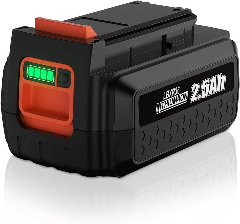 Bonadget LBXR36 36V 2.5Ah akkumulátor Black Decker szerszámokhoz