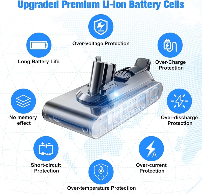 Bonadget V11 lítium akkumulátor Dyson V11 V15 porszívóhoz