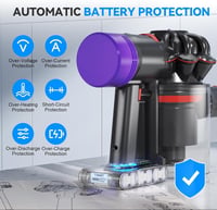 Bonadget V7 csere akkumulátor Dyson SV11 Animal, Fluffy, Trigger+ Pro porszívókhoz + 3 db szűrő 3
