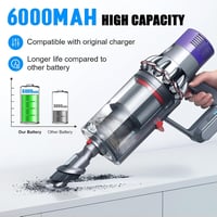 Bonadget V7 csere akkumulátor Dyson SV11 Animal, Fluffy, Trigger+ Pro porszívókhoz + 3 db szűrő 4